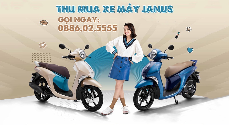 Thu mua xe máy Yamaha Janus, thu tại nhà
