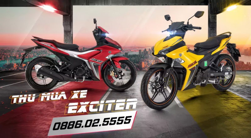 Thu mua xe máy Yamaha Exciter cũ, thu tại nhà