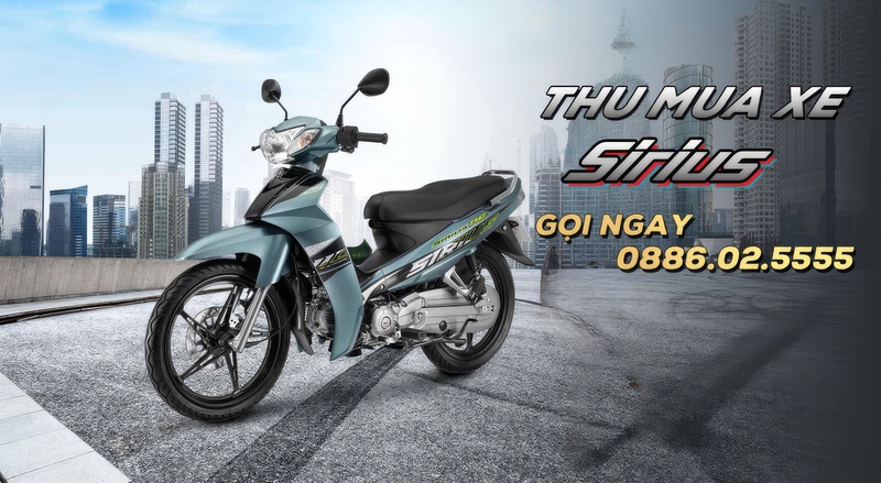 Thu mua xe máy Yamaha Sirius, thu tại nhà