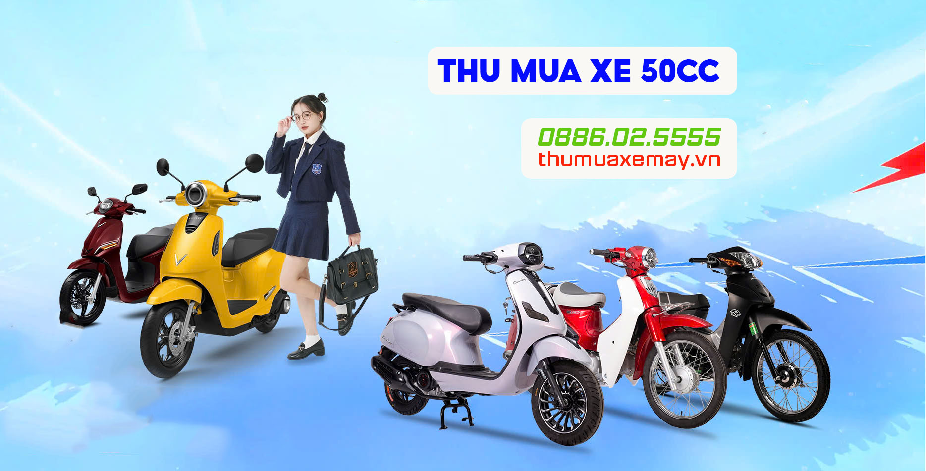 Thu mua xe máy 50cc