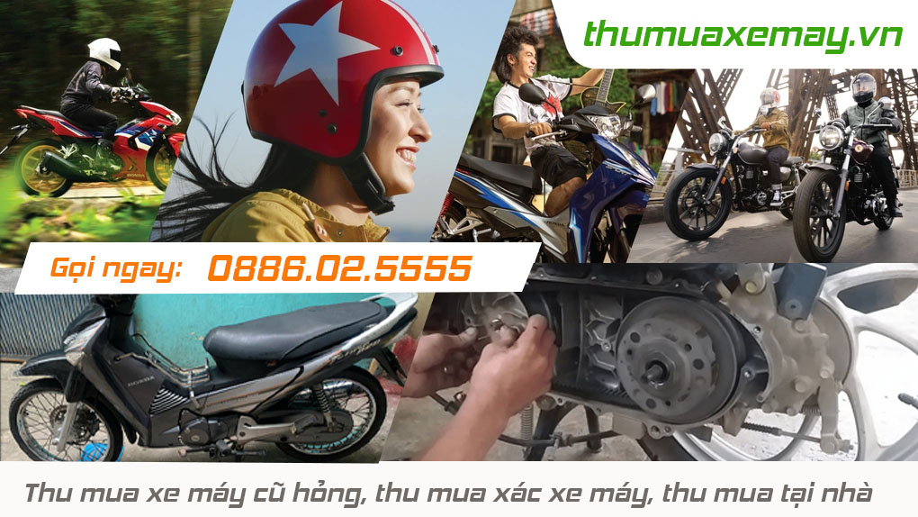 Thu mua xe máy cũ, xác xe máy