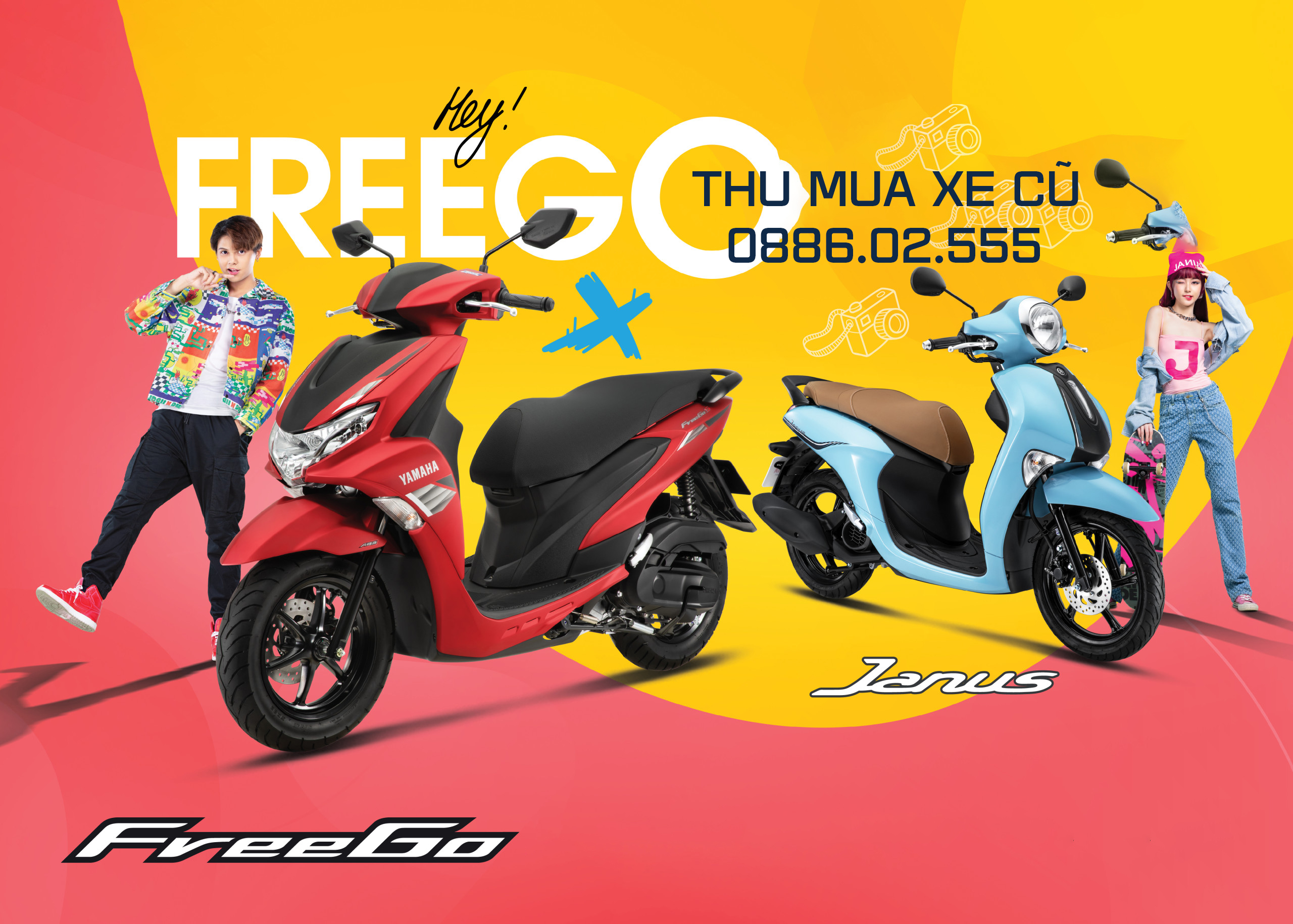 Thu mua xe tay ga Yamaha, thu xe cũ tại nhà