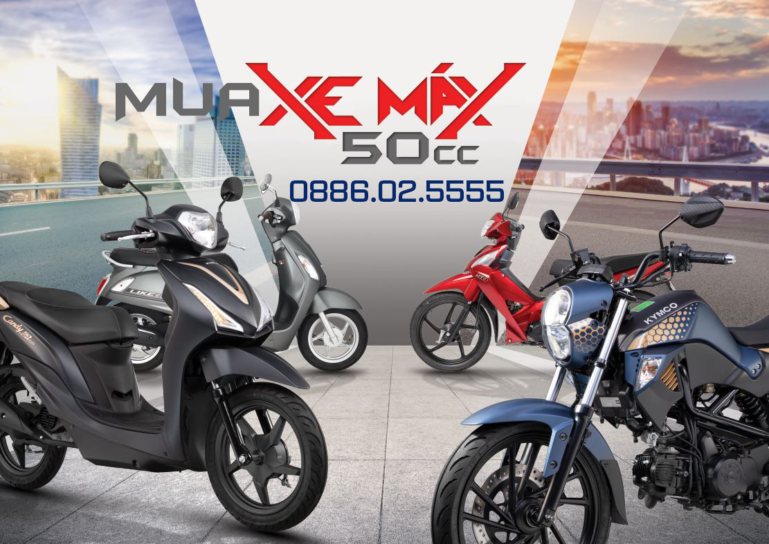 Thu mua xe máy Kymco 50cc, thu tại nhà