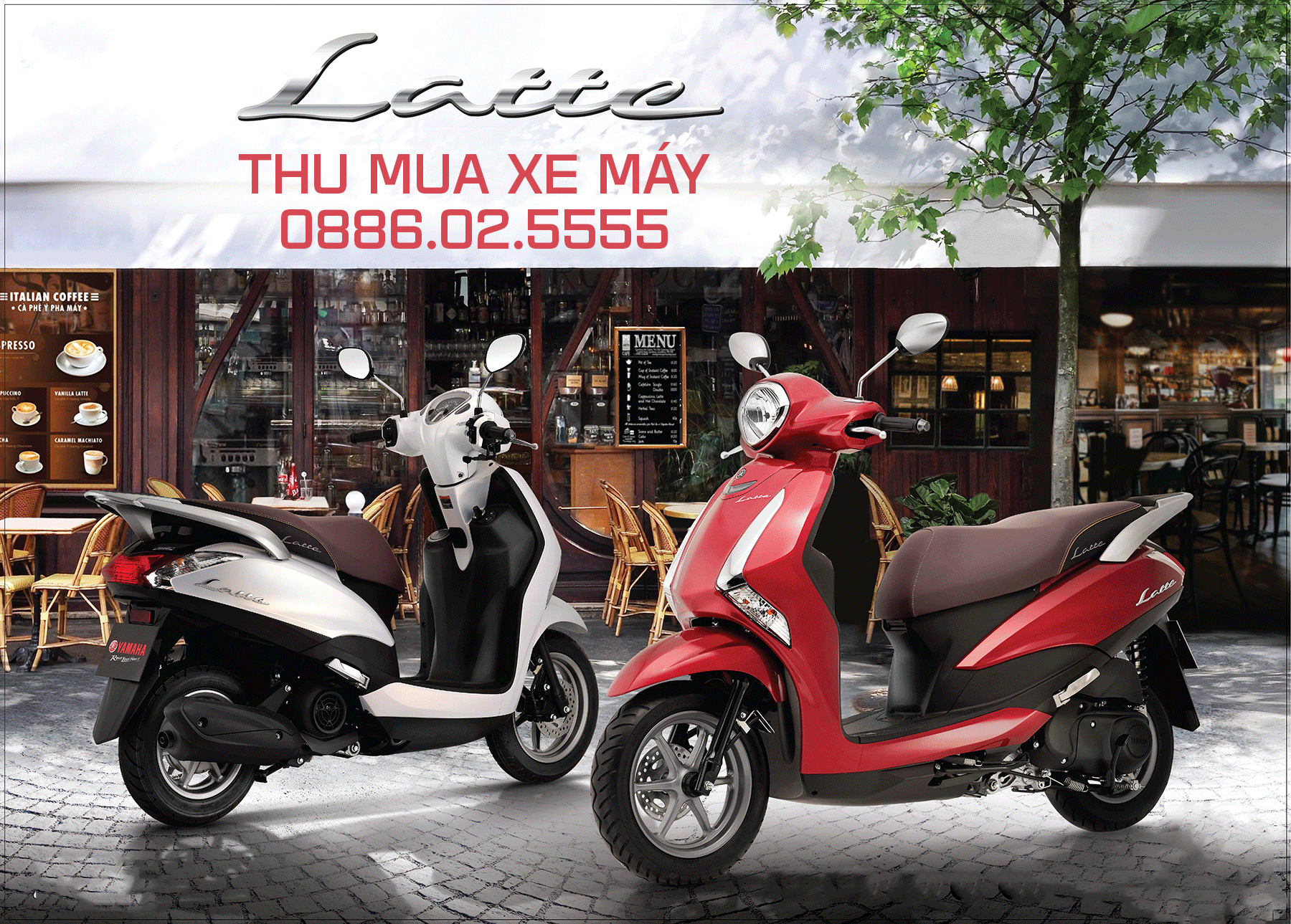 Thu mua xe máy Yamaha Latte, thu tại nhà
